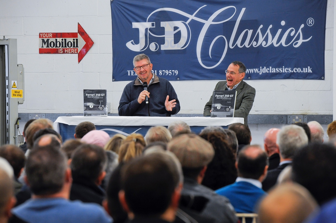 With Simon Taylor leading the questions, Ross Brawn regaled a captivated audience with stories from his illustrious career in motorsport 